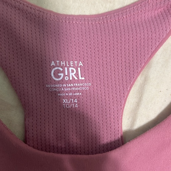 Athleta Girl Mauve Sports Bra - Picture 5 of 7